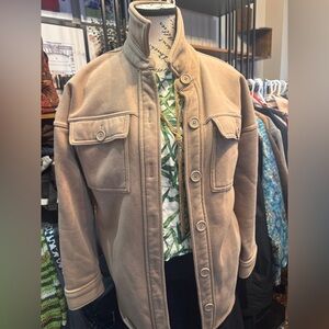 Lazypants Taupe Shacket